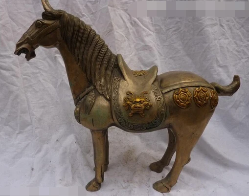 Paarden Porselein Beeldje Figuurtje Chinees Set 6 Stuks 10Cm | Beeldje
