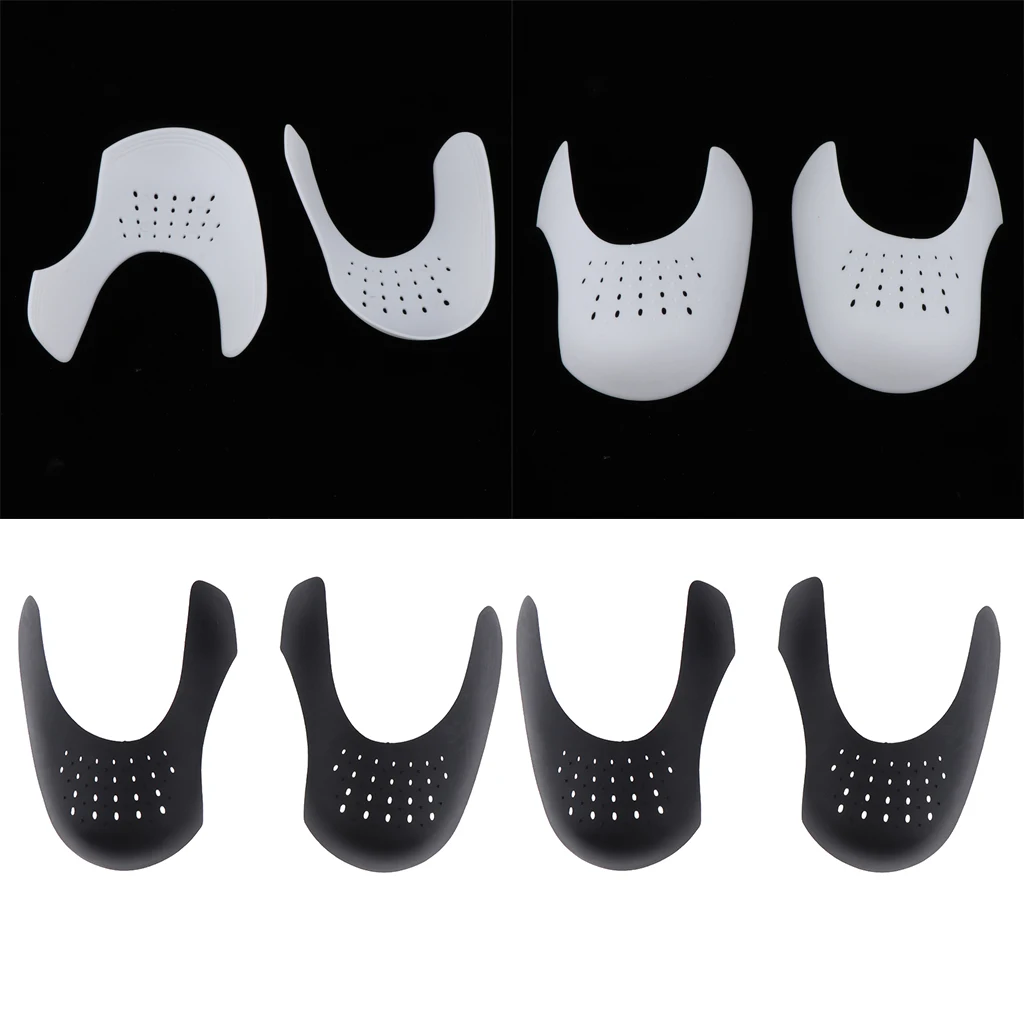 

Pack of 4 Pairs Sneaker Shields Protector Universal Against Shoes Creases Toe Box Non-slip & Breathable - Large