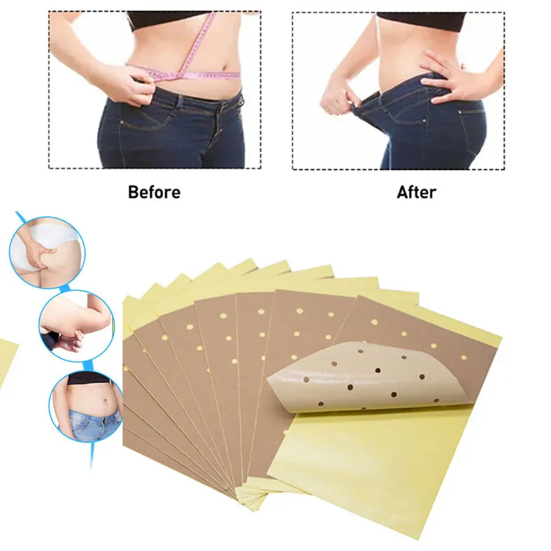 10Pcs/Bag Effective Slim Stickers Health Weight Lose Paste Navel Patch Burning Fat Slimming | Красота и здоровье