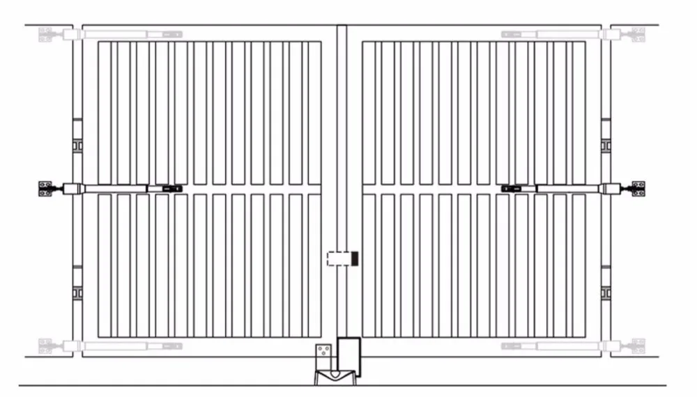 Электронный двери открывания системы ворота Автоматизация привод для распашных ворот открывалка