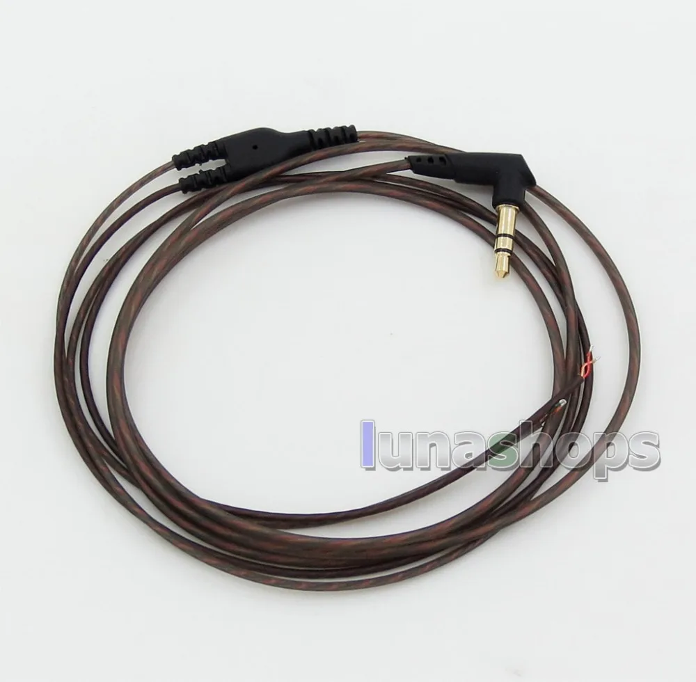 LN005870 полуготовый ТПЭ шкур ремонт наушников DIY коричневый 3 5 мм L образный