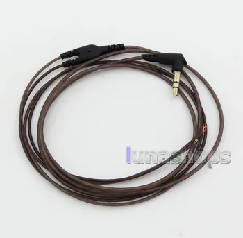 

LN005870 Semi-Finished TPE Skin Earphone Repair DIY Brown 3.5mm L Shape Cable