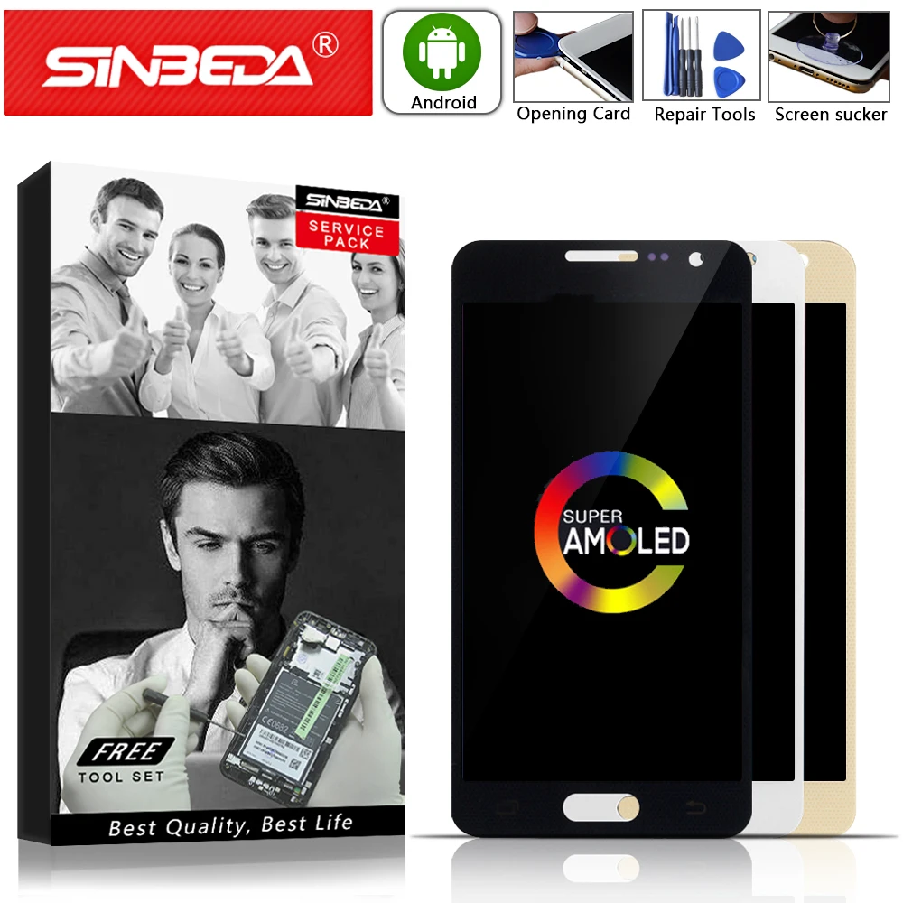 Pаспродажа Супер AMOLED для samsung Galaxy A300 ЖК дисплей сенсорный экран дигитайзер для samsung A3 2015 ЖК A300H A300F A300 дисплей