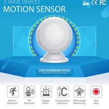 SmartYIBA охранных Z-wave плюс инфракрасный PIR движения Сенсор детектор+ Температура Сенсор домашней автоматизации Z волна тревоги системы