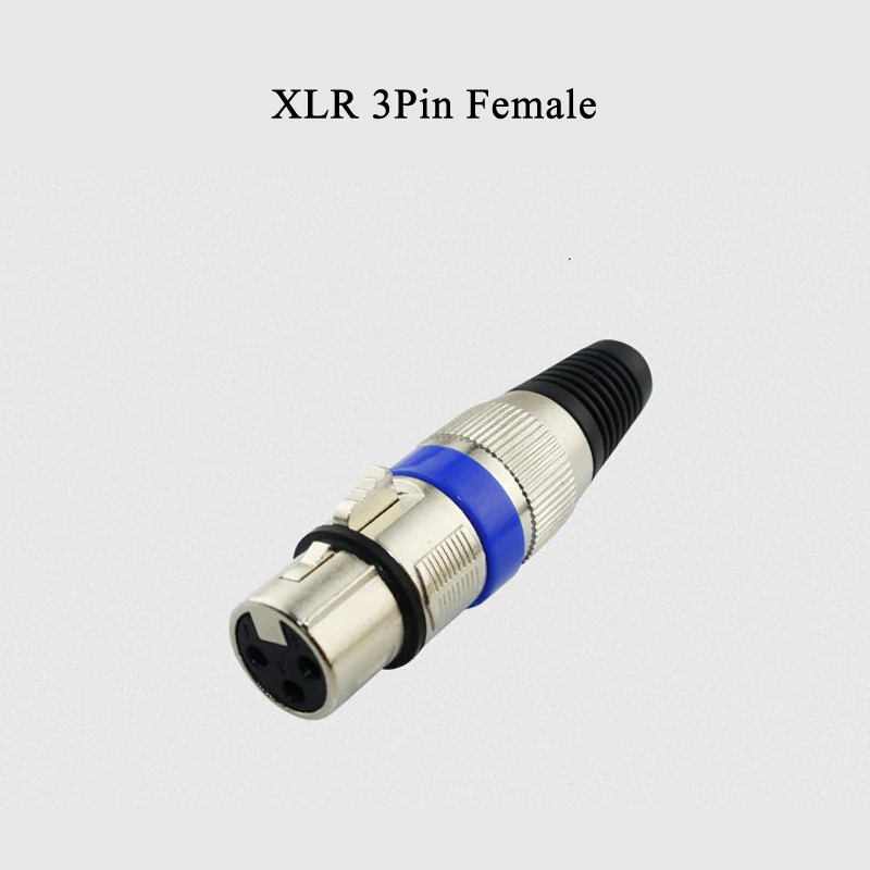 2 шт. XLR 3Pin 4Pin 5Pin штекер гнездовой разъем адаптер для микрофона|microphone adapter|xlr 3pinjack jack