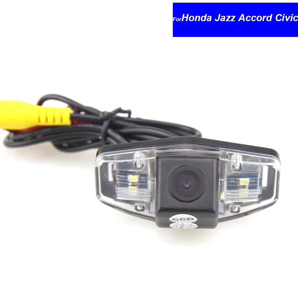 12V Night Vision Car Rearview Reverse Backup Camera for Honda Jazz