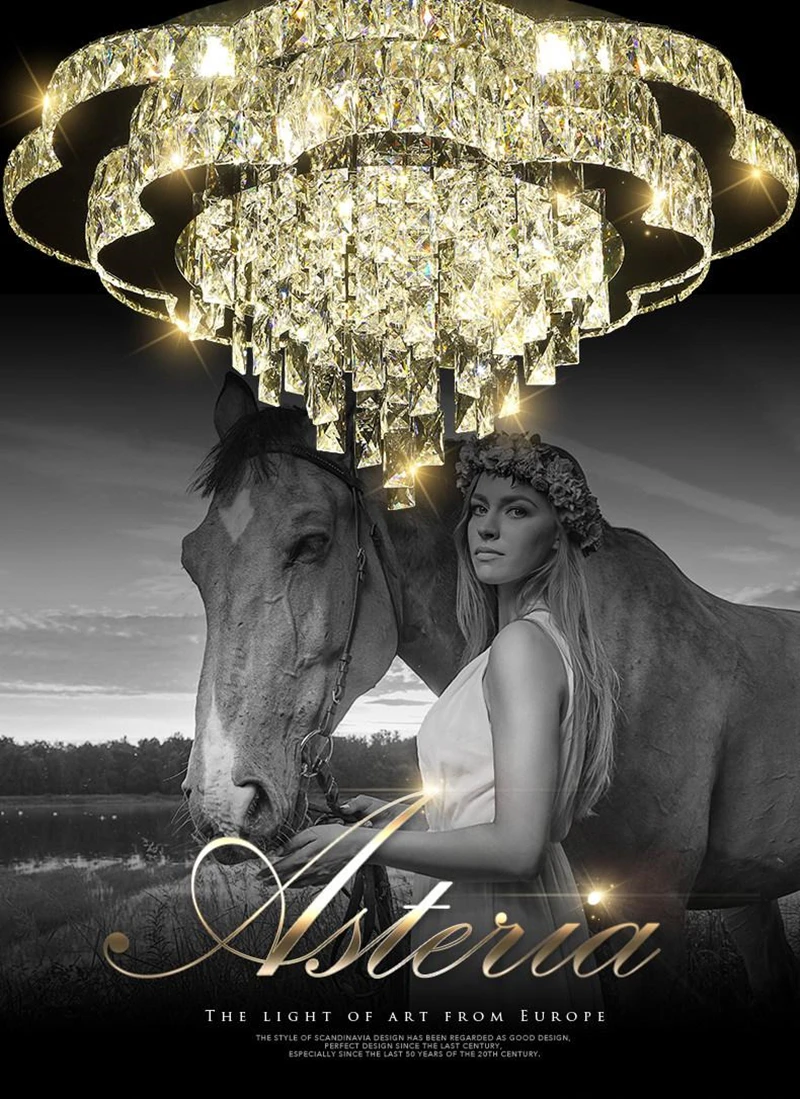K9 CRYSTAL LIGHTING CEILING