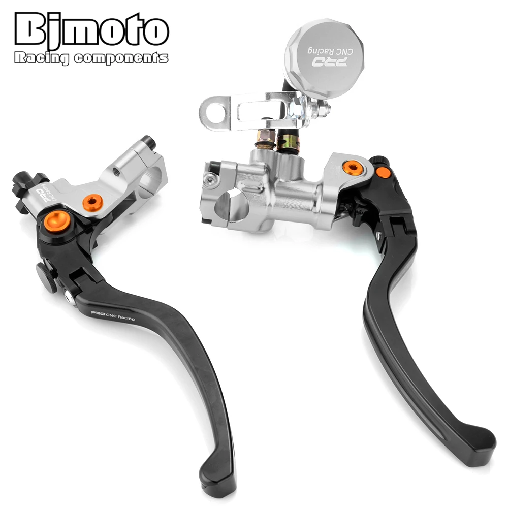 

Universal 7/8'' 22mm Handlebar Dirt Bike Hydraulic Brake Clutch Lever Master Cylinder Cable For 400c.c. to 1000 c.c Motorcycle