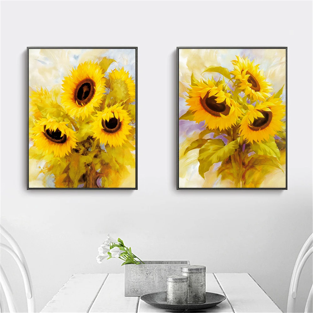 Vincent Van Gogh poppy flowers Oil Paint RePrint On Framed Canvas Wall Art Decor