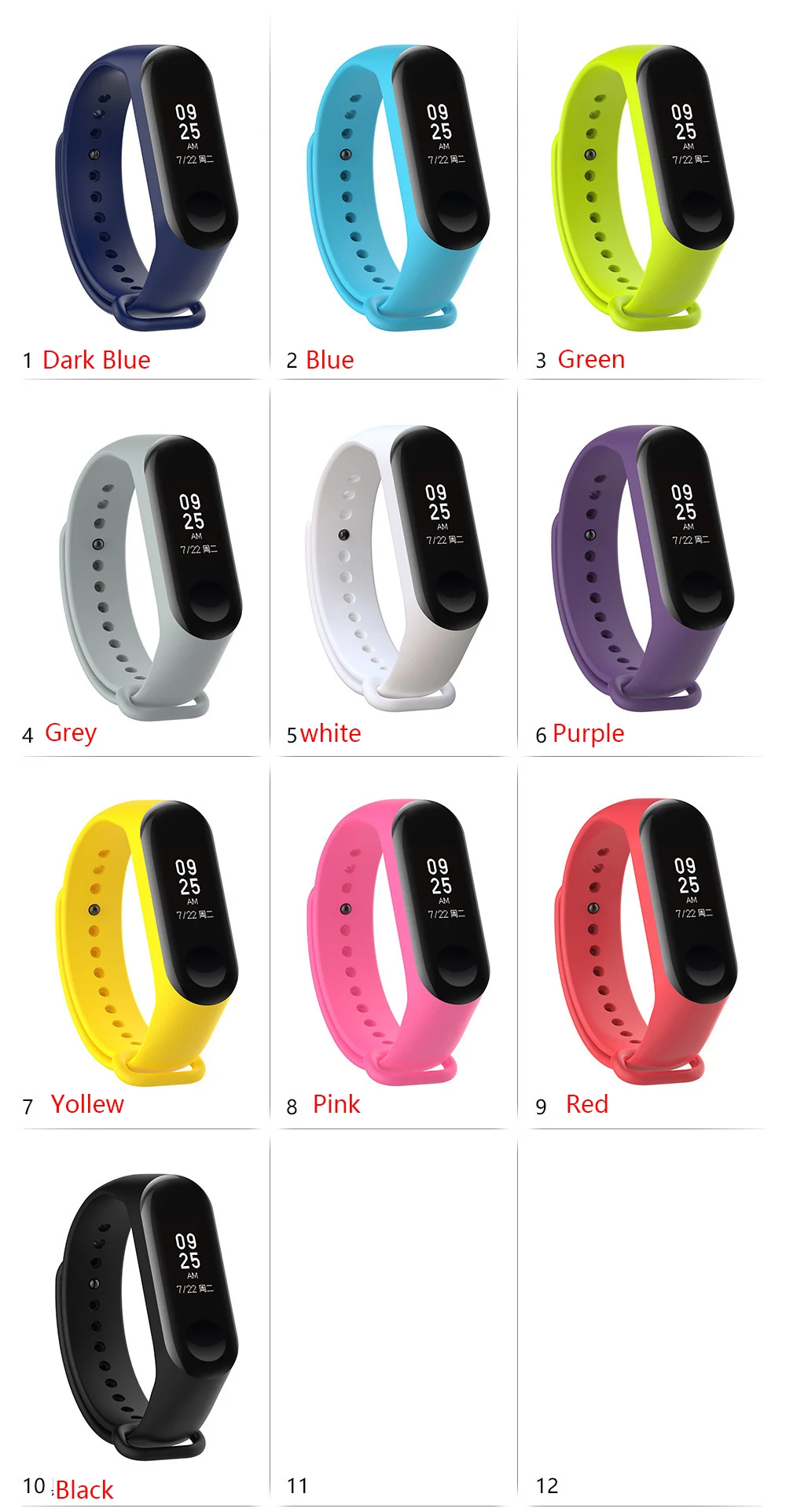 Free Film for Xiaomi Smart Band 3 Leather Silicone wrist strap For Xiao mi Mi Band3 Bracelet Strap Miband 3 Metal Case Wristband (20)
