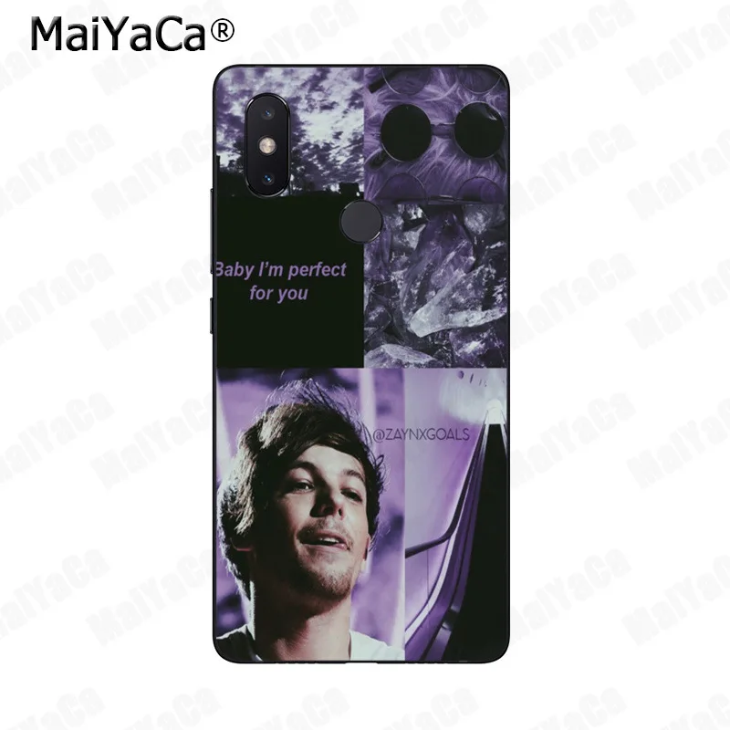 MaiYaCa One Direction 1d Louis Tomlinson phone case for Xiaomi Mi 6 Mix2 Mix2S Note3 8 8SE Redmi 5 5Plus Note4 4X Note5