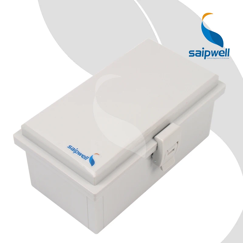 110 200 90mm ABS Waterproof Connection Box with Plastic Draw Latches Hinge Type Enclosure SP MG