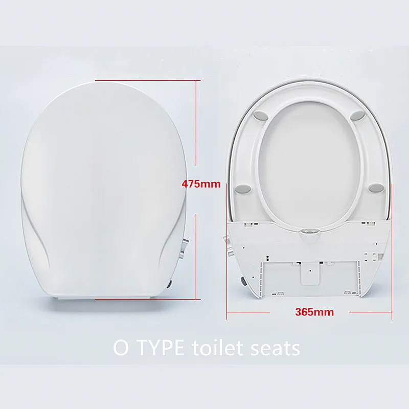 U/V/O тип утолщенная ПП доска смарт флеш сиденья для унитаза крышка, без электрического биде простая Туалетная сиденье спрей чистая женская попа, J18325 - Цвет: O TYPE