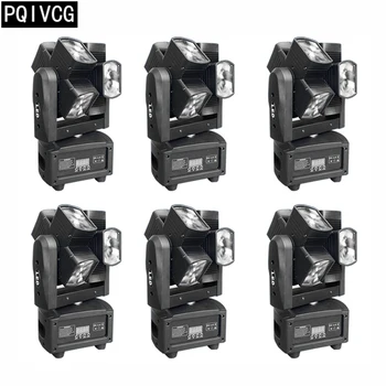 

6pcs/8x12w rgbw 4in1 moving head lights 8x12w beam light dmx 4 head led lights
