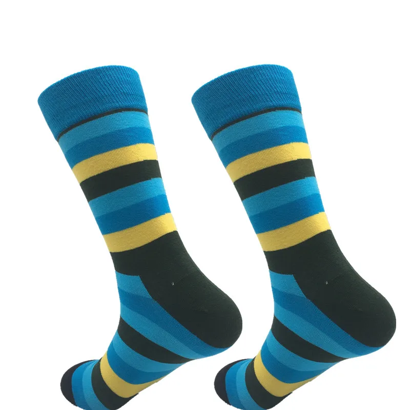 

2018 Men's Socks Casual Wear (Size 40-46) High Quality Latest Long Men's Happy Socks New Cotton Socks Giftless Box