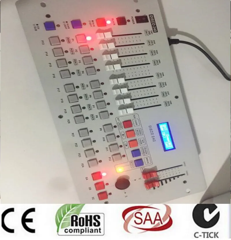 Горячая продажа 240 диско DMX контроллер 512 DJ dmx консольное оборудование для сцены