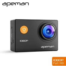 Apeman Action Camera A66 1080p pro Waterproof Action Cam Sport Head Helmet Video Camera With camcorder 1.5 inch LCD One Battery