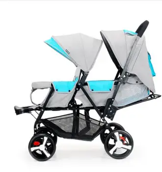 

360 degree universal wheel twin baby stroller double stroller