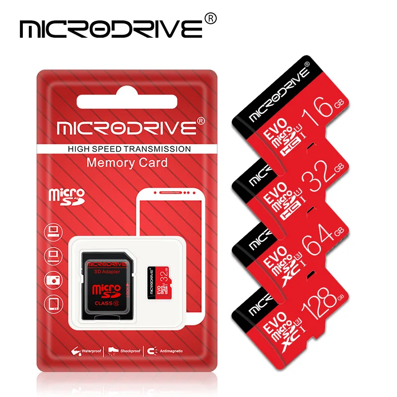 New MicroDrive Class 10 32GB Memory Card SDXC 128GB 64GB SDHC 32GB/16GB ...