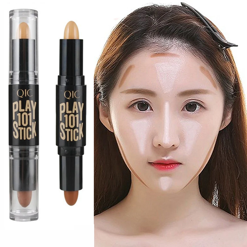 

Highlighter Face Concealer Contouring Bronzers Highlighters Pen Cosmetic 3D Makeup Corrector Contour Stick for Women