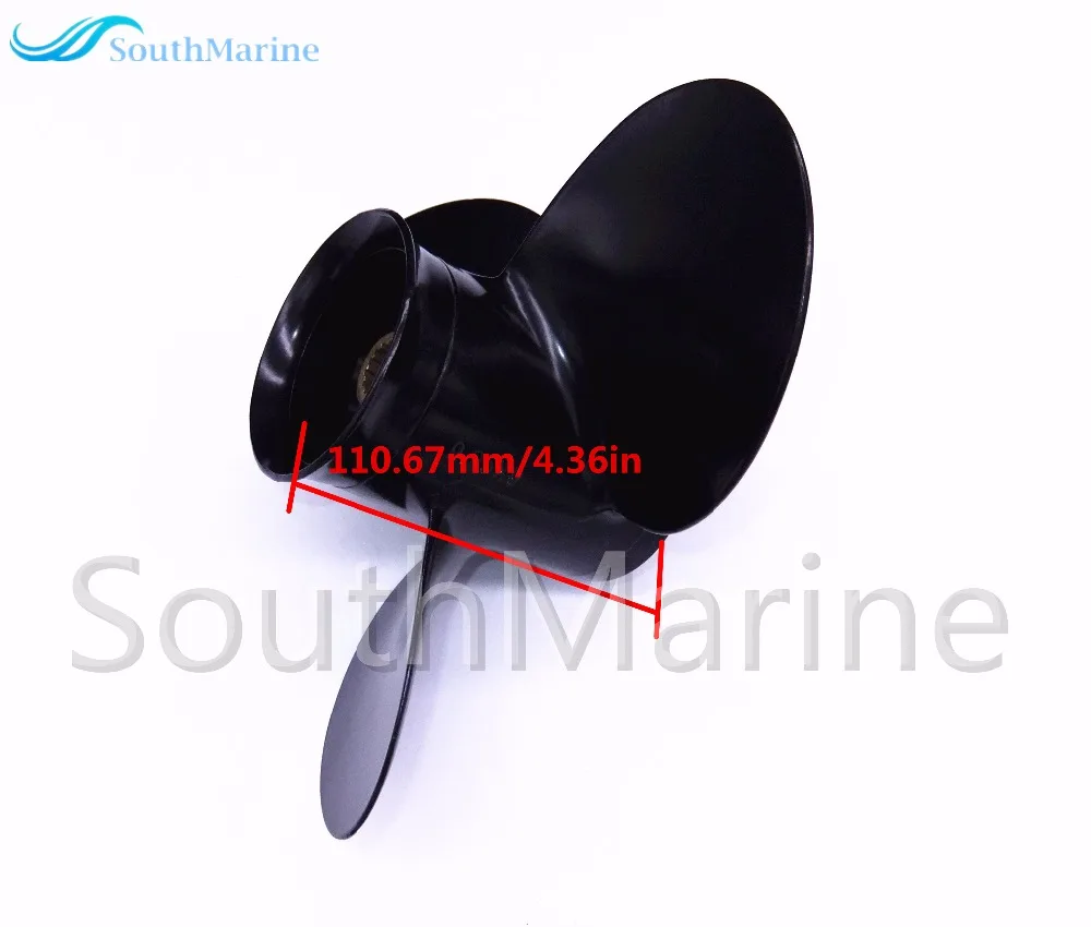 Motores de Popa Hélice para Mikatsu Vascular Cerebral 14 Spline 9.25x9 Alumínio 20hp M20f 2-acidente 8 Motores De Popa 20hp hélice para Mikatsu