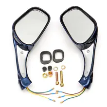 8mm Motorcycle Scooter Mopeds Rear View Mirror Light Fit For Gy6 50cc 120cc 250cc With Light