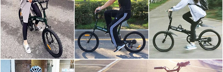 Discount LOVELION 20 Inch Wheel Carbon Steel Frame 6 Speed Folding Mountain Bike Outdoor Sport Downhill Bicicleta Bmx Mtb Bicycle 11