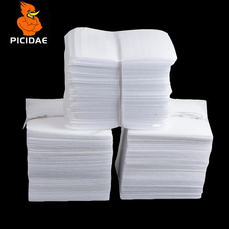 Белый PEP упаковочный мешок/перламутровые ватные мешки корабля/ударопрочный упаковочный материал полиэтиленовые вспененные сумки 9,8x13,8 дюйма
