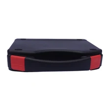 SQ001B высококачественный черный маленький пластиковый ящик для инструментов с защелками