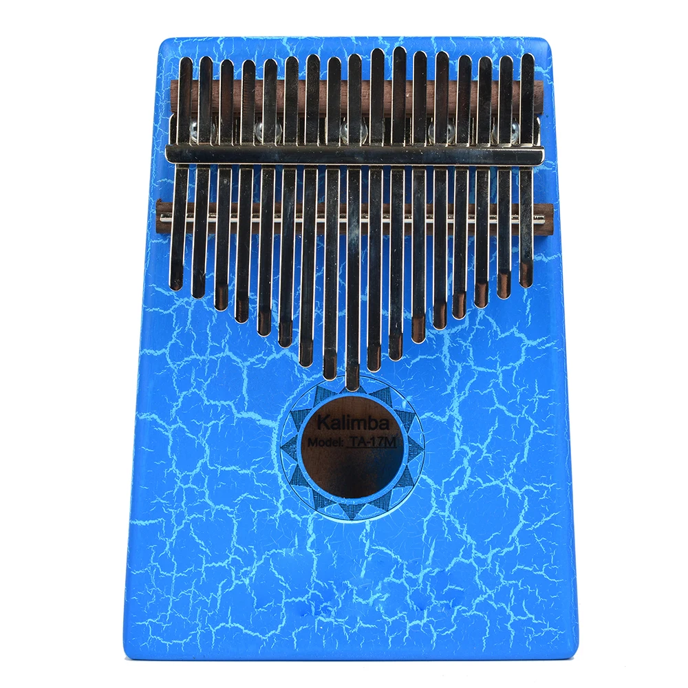Potable Fashion 17 Key Okoume Kalimba Mbira Sanza Finger Thumb Piano Keyboard Marimba Wood Musical Instrument