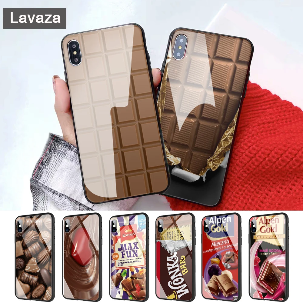 

Lavaza alenka bar wonka chocolate Glass Phone Case for Apple iPhone 11 Pro XR X XS Max 6 6S 7 8 Plus 5 5S SE