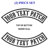 PATCH bascule MC brodé personnalisé 350MM large haut ou bas 2 pièces, gilet de motard coupé ► Photo 2/6
