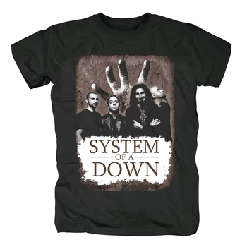 

Bloodhoof System of A Down SOAD heavy metal black cotton new T-shirt Asian Size