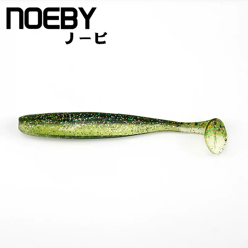 NOEBY 6 шт./лот Мягкая приманка 75 мм/2 2 г Т образный хвост свимбейт мягкая рыболовная