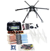 6-Axis Hexacopter Unassembled GPS Drone Kit with Flysky FS-i6 6CH 2.4G TX&RX APM 2.8 Multicopter Flight Controller F10513-F