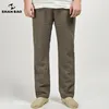 Pantalon d'été ample en lin de couleur unie pour homme, coupe droite, style chinois, de haute qualité, décontracté, pour le travail, nouvelle collection 2022 ► Photo 2/6