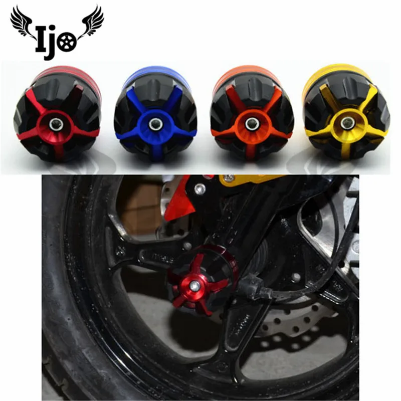 colorful scooter parts dirt pit bike accessories motocross wheel anticaida motorbike Crash Pad motorcycle frame sliders moto