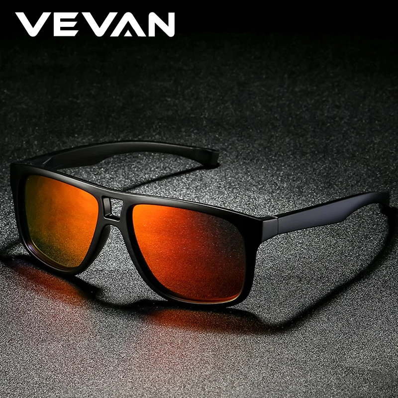 

VEVAN 2019 Classic Polarized Sunglasses Men Women Mirror Square Sun Glasses Male Driving Vintage UV400 lentes de sol hombre