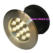 Нержавеющая сталь, CE, IP68, Высокая мощность 12 Вт Встраиваемые Светодиодный прожектор, светодиодный свет бассейн, DS-11S-20-12W, 12X1 Вт, D180mm, 12 В DC