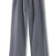 Серый/зеленый/синий/черный высокий класс хлопок и лен мужские кунг-фу боевых искусств брюки мужские Тай Чи Штаны