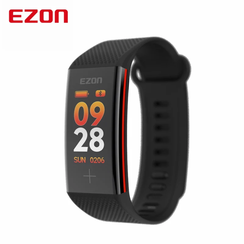 Новое поступление EZON T918 Bluetooth умный Браслет фитнес трекер цветной экран монитор