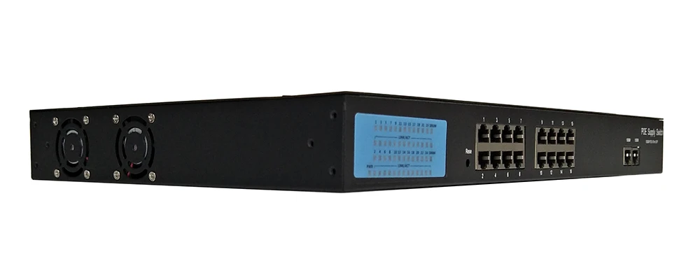 16 порт 10/100/1000 м коммутатора Fast Ethernet коммутатор PoE IEEE 802.3af плюс 2ch 1000 м до ссылка 16CH PoE коммутатор для PoE ip-камера ONVIF