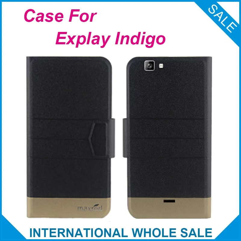 

Hot! Explay Indigo Case, 5 Colors Fashion Luxury Ultra-thin, 2016 Top quality Leather Exclusive Case For Explay Indigo