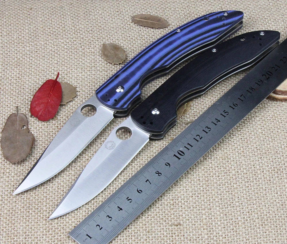 Custom Sea Monster folding knife 58 59HRC D2 steel outdoor ...