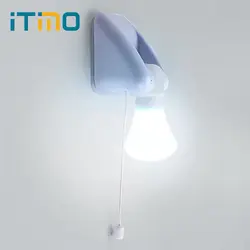 ITimo для спальня коридор туалет провода переключатель портативный настенный шкаф лампа ночник AAA батарея светодио дный светодиодные лампы