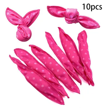 

10pcs/set Magic Foam Sponge Hair Curlers Flexible Soft Sleep Pillow Hair Rollers DIY Hair Styling Tools No Heat Hair Curlers