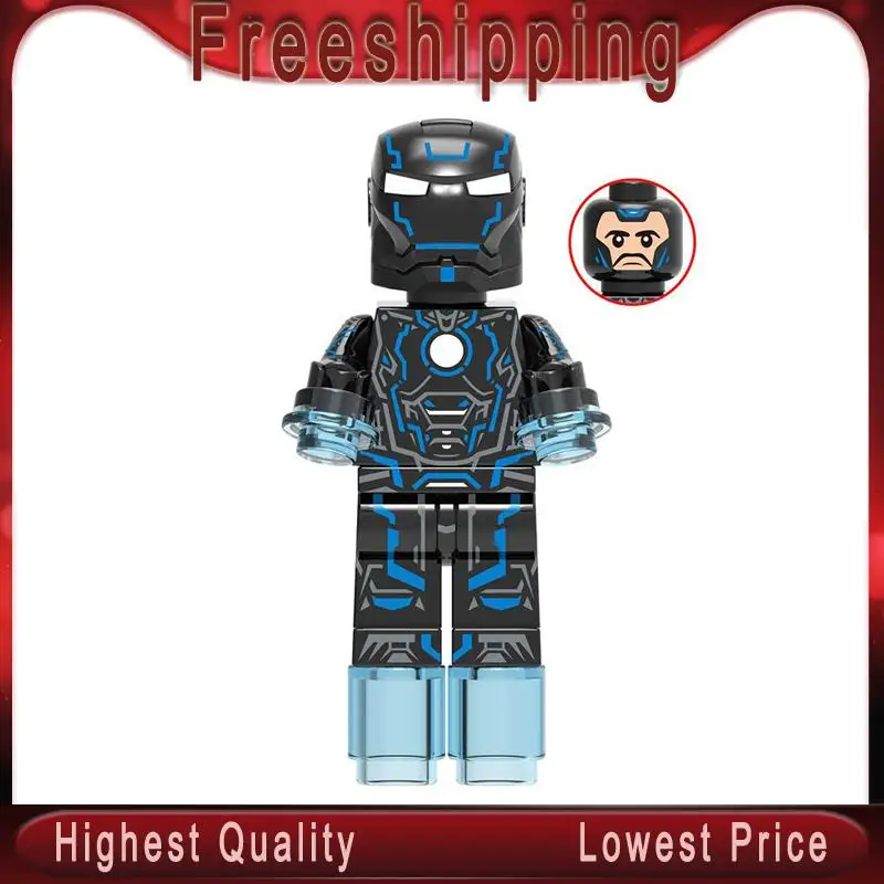 

Single Sale Building Blocks Super Heroes Captain Marvel Pepper Tony Stark Iron Man Stan Model Best Gift Toys For Children XH1130