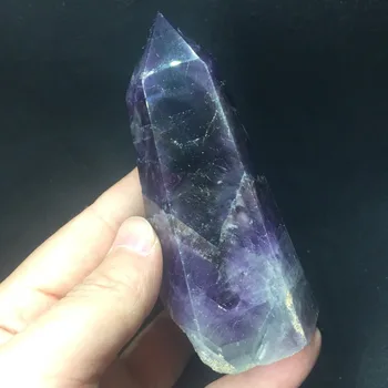 

2019 Natural Stones and Minerals Amethyst Crystal Wand Healing Point Feng Shui Product