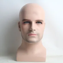 Реалистичный манекен мужчины из Стекловолокна Голова для парика и солнцезащитные очки дисплей