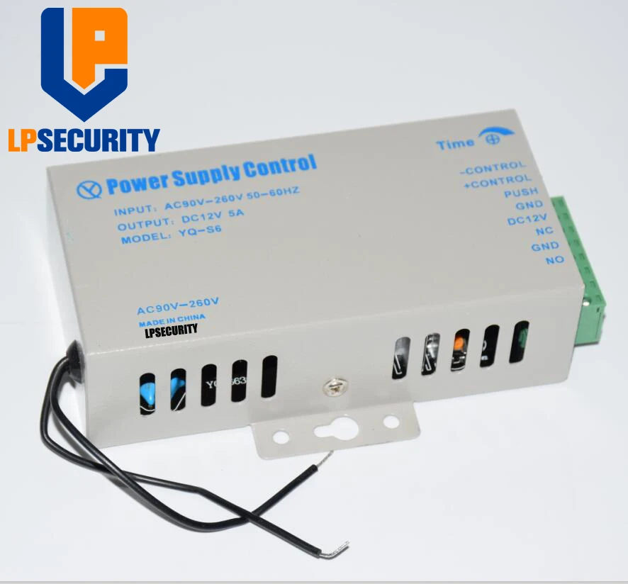 LPSECURITY DC 12V New Door Access Control System Switch Power Supply 5A